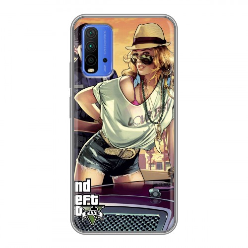 Дизайнерский силиконовый чехол для Xiaomi RedMi 9T GTA