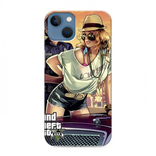 Дизайнерский силиконовый чехол для Iphone 13 GTA