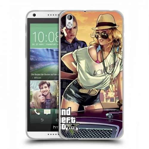 Дизайнерский пластиковый чехол для HTC Desire 816 GTA