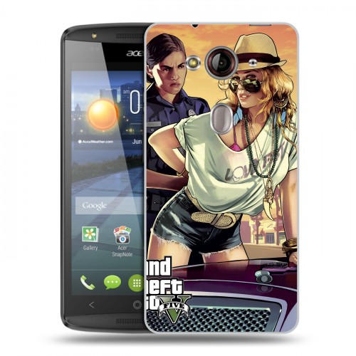 Дизайнерский пластиковый чехол для Acer Liquid E3 GTA