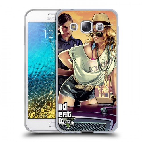 Дизайнерский пластиковый чехол для Samsung Galaxy E5 GTA