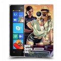 Дизайнерский пластиковый чехол для Microsoft Lumia 435 GTA