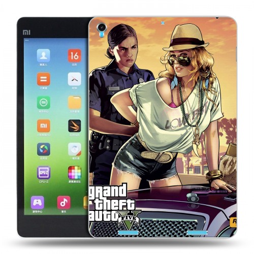 Дизайнерский силиконовый чехол для Xiaomi MiPad GTA