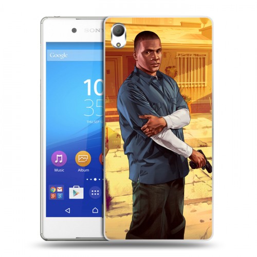 Дизайнерский пластиковый чехол для Sony Xperia Z3+ GTA