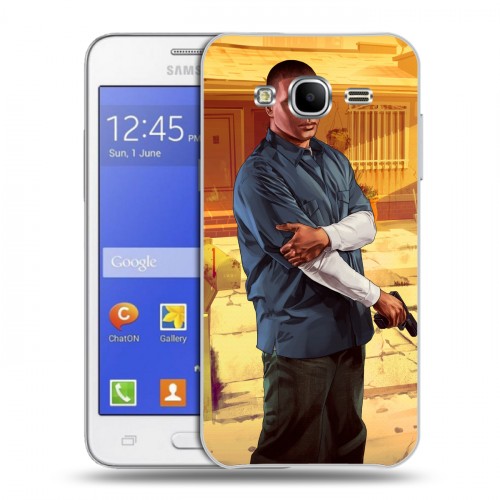Дизайнерский силиконовый чехол для Samsung Galaxy J7 GTA