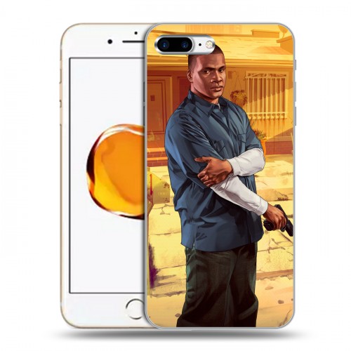 Дизайнерский силиконовый чехол для Iphone 7 Plus / 8 Plus GTA