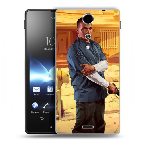 Дизайнерский пластиковый чехол для Sony Xperia TX GTA