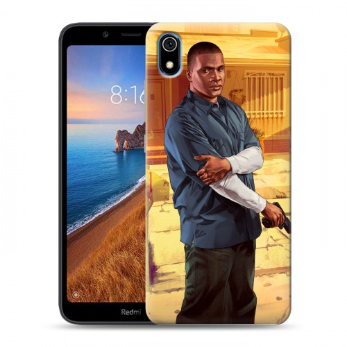 Дизайнерский силиконовый чехол для Xiaomi RedMi 7A GTA