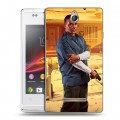 Дизайнерский пластиковый чехол для Sony Xperia E GTA