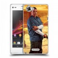 Дизайнерский пластиковый чехол для Sony Xperia L GTA