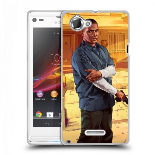 Дизайнерский пластиковый чехол для Sony Xperia L GTA