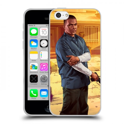 Дизайнерский пластиковый чехол для Iphone 5c GTA