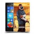 Дизайнерский пластиковый чехол для Microsoft Lumia 435 GTA