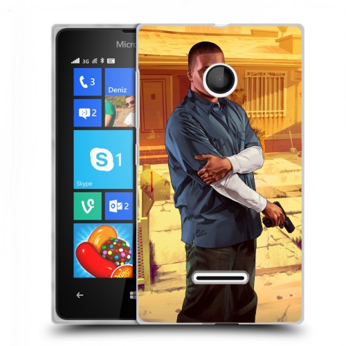 Дизайнерский пластиковый чехол для Microsoft Lumia 435 GTA