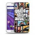 Дизайнерский пластиковый чехол для Lenovo Moto G GTA