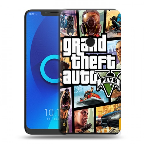 Дизайнерский силиконовый чехол для Alcatel 5V GTA