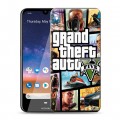 Дизайнерский силиконовый чехол для Nokia 2.2 GTA