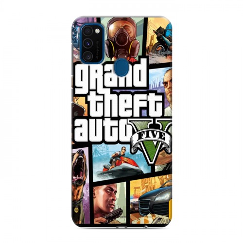 Дизайнерский силиконовый чехол для Samsung Galaxy M30s GTA