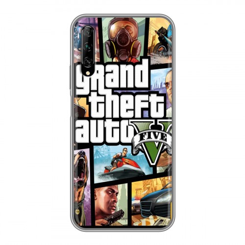 Дизайнерский силиконовый чехол для Huawei Y9s GTA