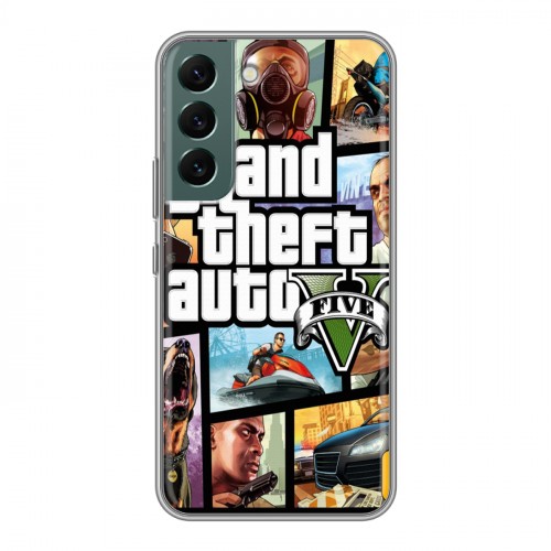 Дизайнерский силиконовый чехол для Samsung Galaxy S22 GTA