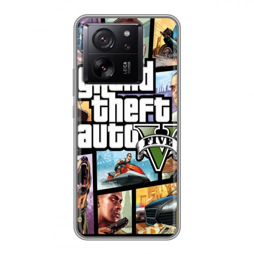 Дизайнерский силиконовый чехол для Xiaomi 13T GTA