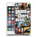 Дизайнерский силиконовый чехол для Iphone 6 Plus/6s Plus GTA