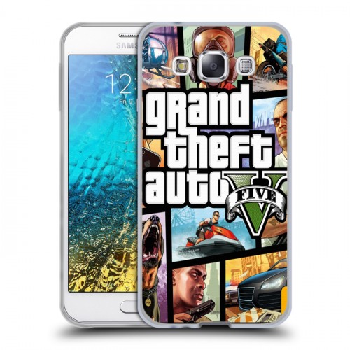 Дизайнерский пластиковый чехол для Samsung Galaxy E5 GTA