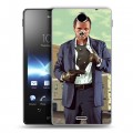 Дизайнерский пластиковый чехол для Sony Xperia TX GTA