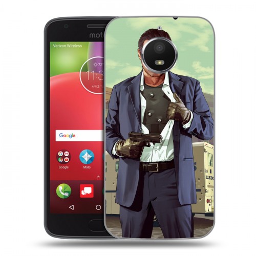 Дизайнерский силиконовый чехол для Motorola Moto E4 Plus GTA