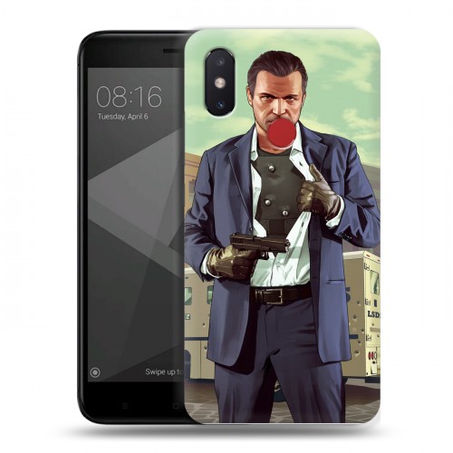 Дизайнерский пластиковый чехол для Xiaomi Mi8 SE GTA