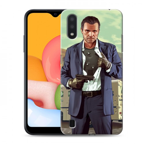 Дизайнерский силиконовый чехол для Samsung Galaxy M01 GTA