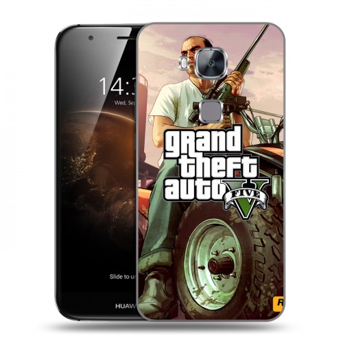 Дизайнерский пластиковый чехол для Huawei G8 GTA