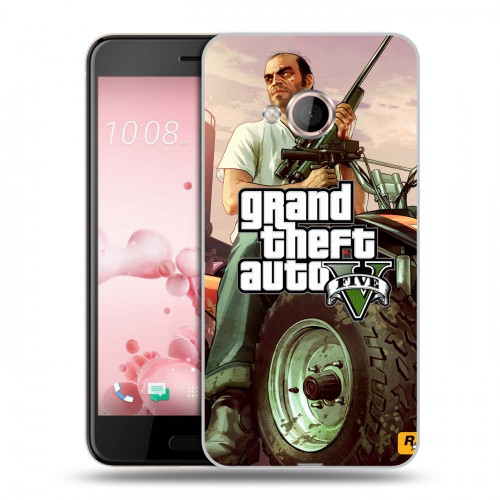 Дизайнерский силиконовый чехол для HTC U Play GTA