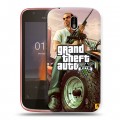 Дизайнерский пластиковый чехол для Nokia 1 GTA