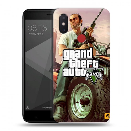 Дизайнерский пластиковый чехол для Xiaomi Mi8 SE GTA