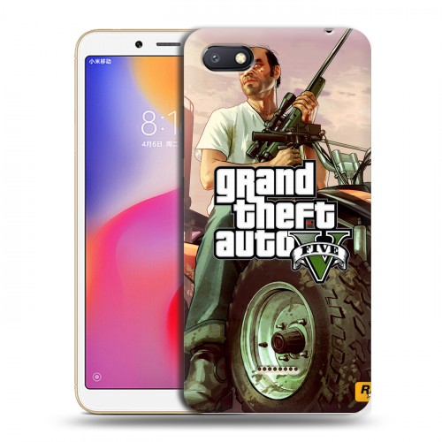 Дизайнерский пластиковый чехол для Xiaomi RedMi 6A GTA