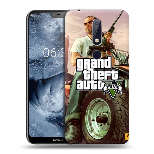 Дизайнерский силиконовый чехол для Nokia 6.1 Plus GTA