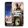 Дизайнерский пластиковый чехол для Nokia 2.2 GTA