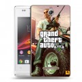 Дизайнерский пластиковый чехол для Sony Xperia E GTA