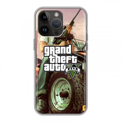 Дизайнерский силиконовый чехол для Iphone 14 Pro Max GTA
