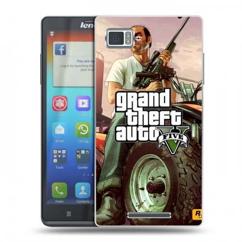 Дизайнерский пластиковый чехол для Lenovo Vibe Z GTA