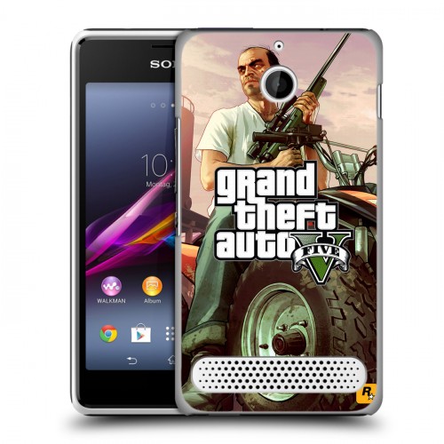 Дизайнерский силиконовый чехол для Sony Xperia E1 GTA