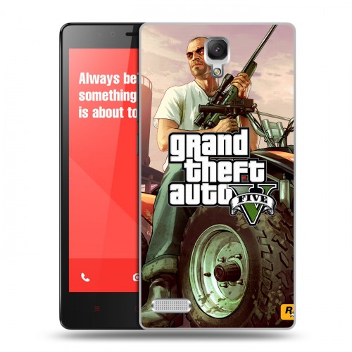 Дизайнерский пластиковый чехол для Xiaomi RedMi Note GTA