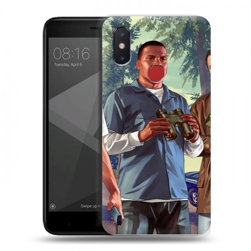 Дизайнерский пластиковый чехол для Xiaomi Mi8 SE GTA