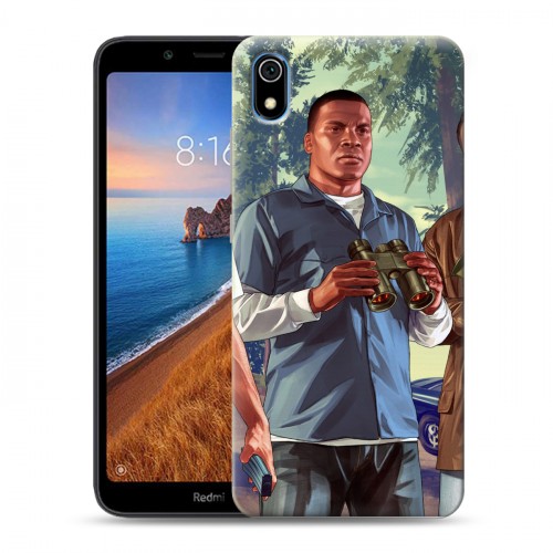 Дизайнерский силиконовый чехол для Xiaomi RedMi 7A GTA