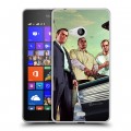 Дизайнерский пластиковый чехол для Microsoft Lumia 540 GTA