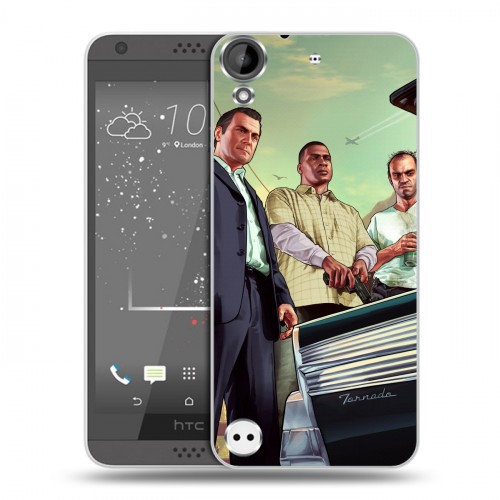 Дизайнерский пластиковый чехол для HTC Desire 530 GTA