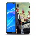 Дизайнерский пластиковый чехол для Huawei Y6 (2019) GTA