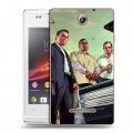 Дизайнерский пластиковый чехол для Sony Xperia E GTA