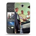 Дизайнерский пластиковый чехол для HTC Desire 300 GTA